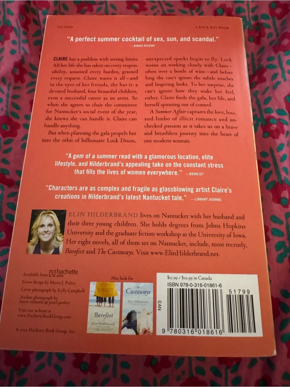 A Summer Affair - Elin Hilderbrand - LIKE NEW ISBN 9780316018616